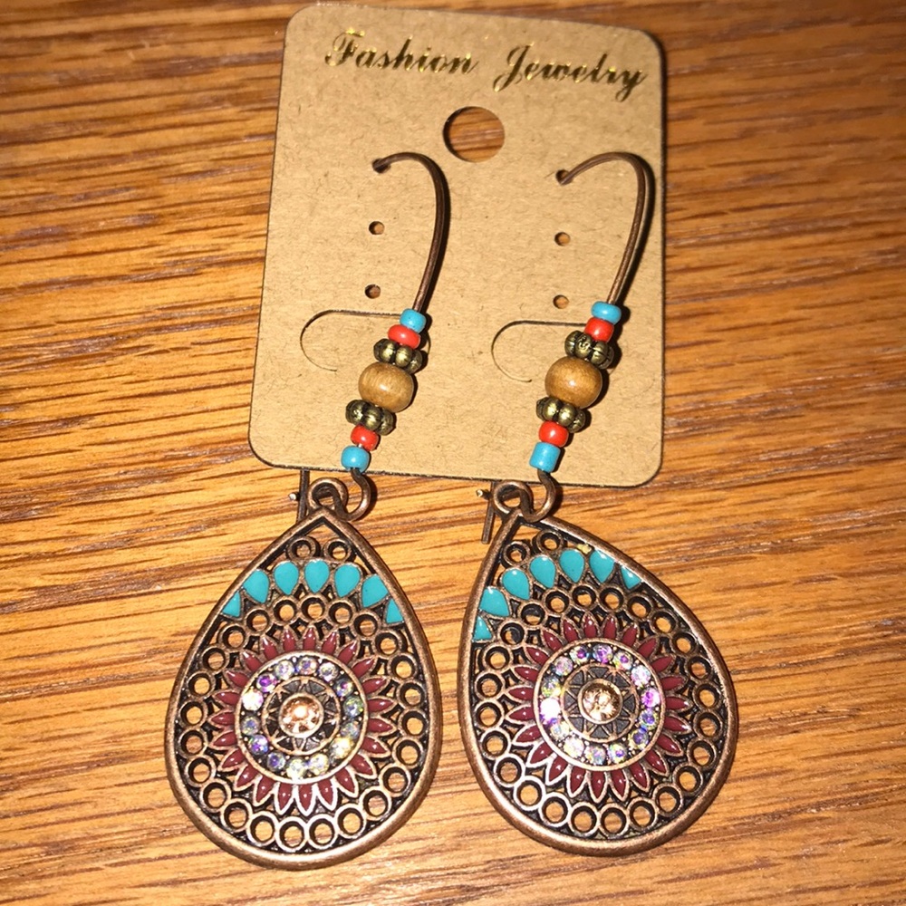 Aztec Brazilian Earrings